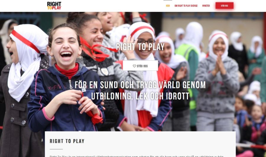Right to Play Sverige